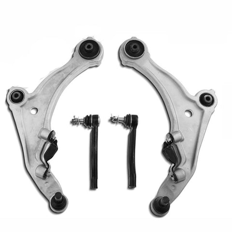 4x Front Lower Control Arm w/Ball Joint Tie Rod End for Nissan Maxima 2009-2014
