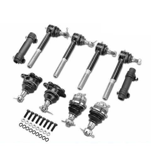 10Pcs Front Tie Rod End & Ball Joint for Cadillac	Escalade Chevrolet	Tahoe GMC