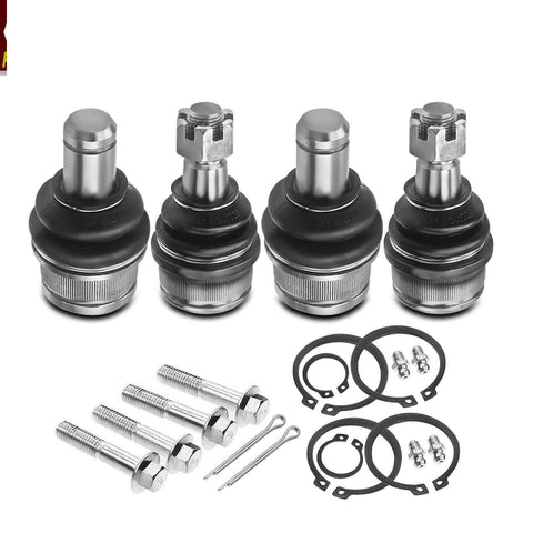 4Pcs Front Upper & Lower Ball Joint for Ford Explorer 93-94 Ranger 1993-1997 4WD