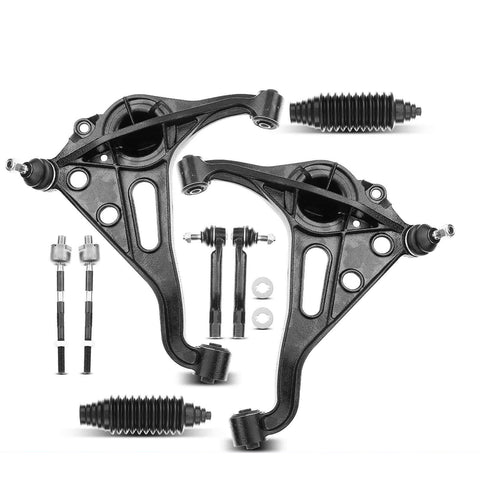 8x Front Control Arm w/Ball Joint Tie Rod End for Suzuki Grand Vitara 99-05 XL-7