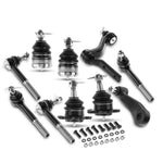 10pcs Front Idler Arm & Pitman Arm Tie Rod End & Ball Joint for Chevrolet GMC