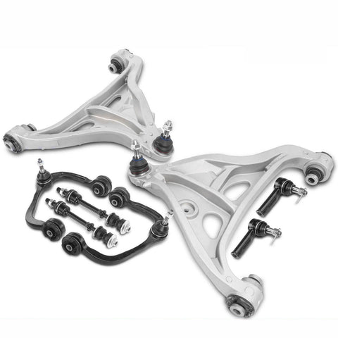 8x Front Control Arm w/Ball Joint Sway Bar Link Tie Rod End for Ford F-150 05-08