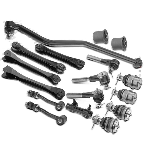 17x Front Control Arm & Tie Rod End & Ball Joint for Jeep Grand Cherokee 93-95