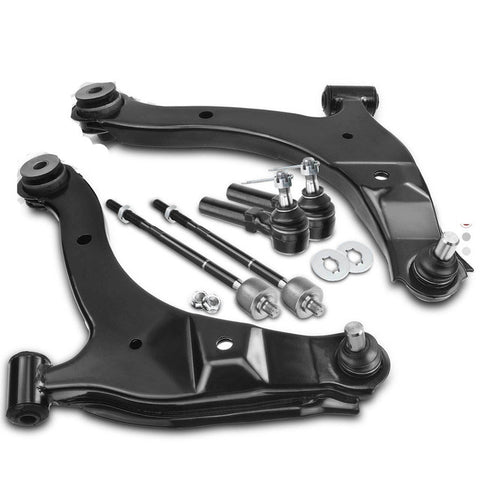 6x Front Control Arm w/ Ball Joint Tie Rod End for Dodge Chrysler Plymouth Neon