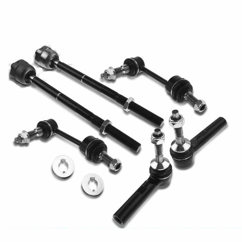 6x Inner & Outer Tie Rod End Stabilizer Link for Ford Expedition Lincoln 03-05