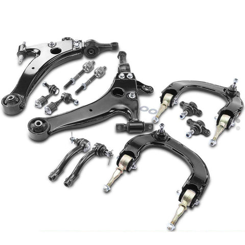 12x Front Control Arm w/ Ball Joint Sway Bar Link Tie Rod for Hyundai Sonata Kia