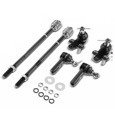 6x Outer & Inner Tie Rod End w/Ball Joint for Lexus ES300 92-01 Toyota Avalon