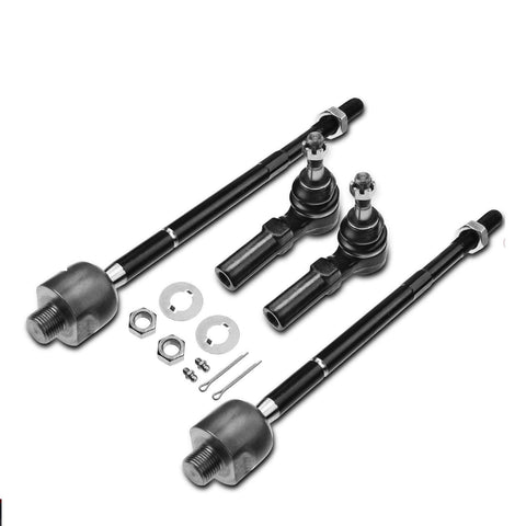 4x Inner & Outer Tie Rod End for Buick LeSabre Cadillac DeVille DTS Pontiac Olds