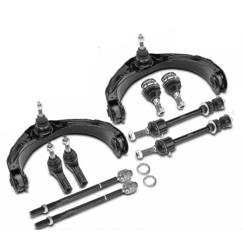 10pcs Front Control Arm & Stabilizer Bar Link & Tie Rod End for Dodge Ram 1500