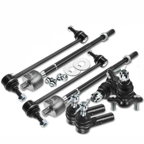 8x Front Sway Bar Links Tie Rod Ends Ball Joint for Toyota RAV4 2001 2002 2003