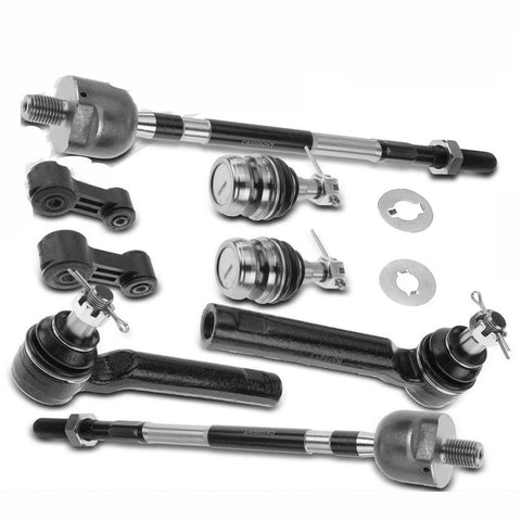 New 8x Stabilizer Sway Bar End Links & Tie Rod End for Subaru Impreza 1998-2001