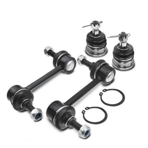 4x Rear Stabilizer Bar Link & Front Upper Ball Joint for Acura RL 1996-2004 3.5L