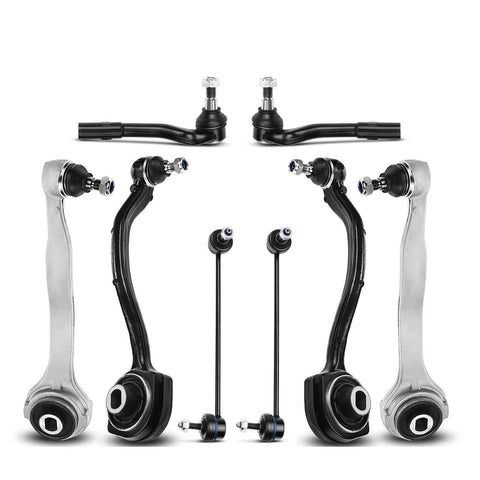 8x Front Control Arm Sway Bar Outer Tie Rod End for Mercedes-Benz W203 C230 C240