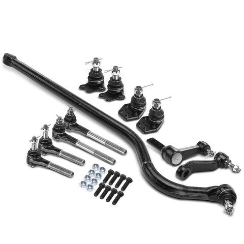 11Pcs Front Idler & Arm Pitman Arm Tie Rod End for Dodge Ram 2500 3500 00-02 RWD