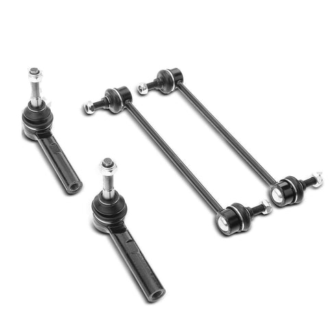 4Pcs Front Stabilizer Bar Links Outer Tie Rod Ends for Chrysler Sebring Dodge