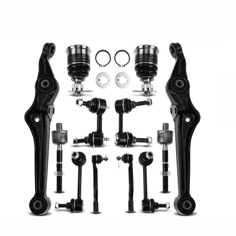 12x Front Lower Control Arm w/ Ball Joint Stabilizer Bar Link for Honda Accord
