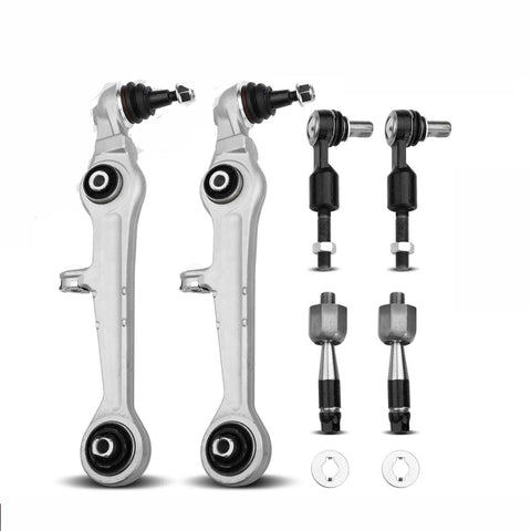 6x Front Control Arm w/ Ball Joint Tie Rod End for Audi	A6 Quattro S8 VW Passat