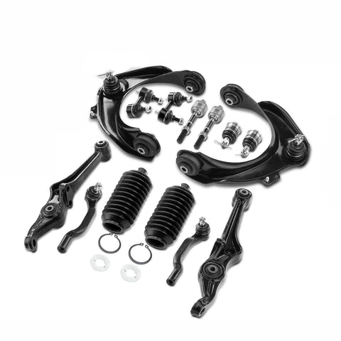 14pcs Front Control Arm with Ball Joint Sway Bar Tie Rod for Honda Accord Acura
