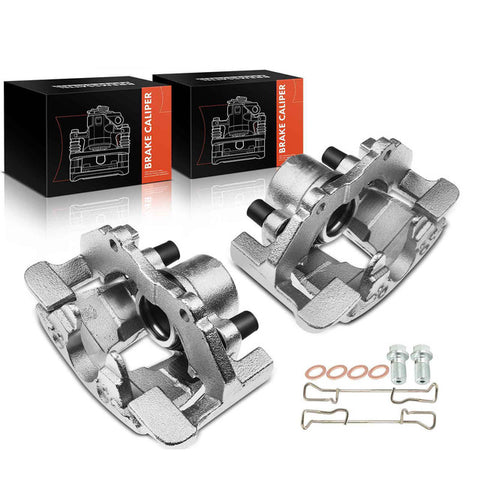 2x Disc Brake Caliper with Bracket for Mazda 3 Sport 5 Front Driver & Passenger