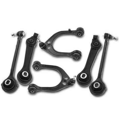 6x New Front Lower & Upper Control Arm for Chrysler 300 Dodge Challenger Charger