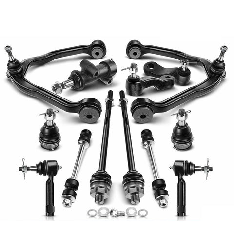 13x Front Upper Control Arm Tie Rod Ends Ball Joint for Chevy Silverado 1500 GMC