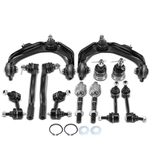 12x Front & Rear Control Arm Kit Stabilizer Bar Link for Honda Accord 1998-2002