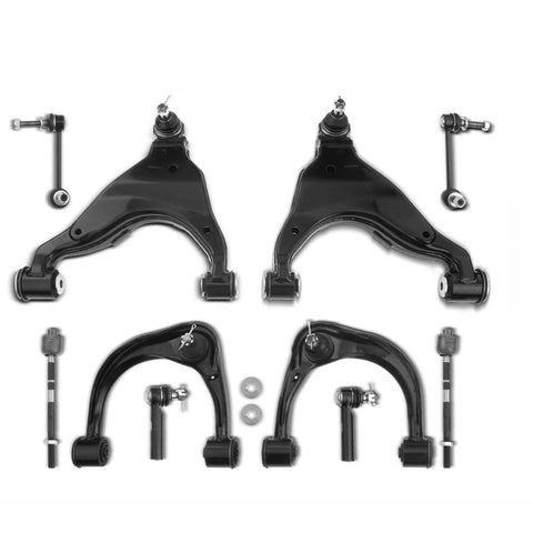 10Pcs Front Control Arm&Ball Joint Assembly Sway Bar Link for Toyota Lexus GX470
