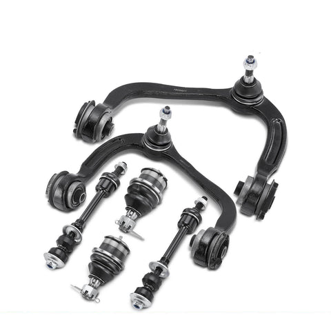 6pcs Front Control Arm & Ball Joint & Stabilizer Bar Link for Ford F-150 Lincoln