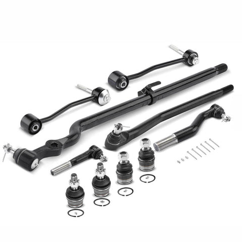 10x Front Stabilizer Bar End Link Tie Rod End Kit for Ford Excursion F-250 F-350