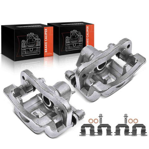 2x Brake Caliper w/ Bracket for Kia Soul 2010 2011 2012 2013 1.6L 2.0L Rear Side