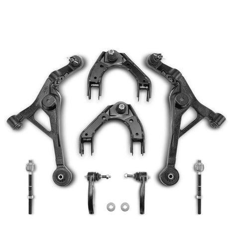 8x Front Upper Lower Control Arm Ball Joint Tie Rod for Chrysler Sebring Dodge