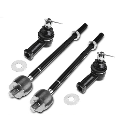 4x Outer&Inner Tie Rod End for Chrysler Sebring Dodge Stratus Mitsubishi Galant