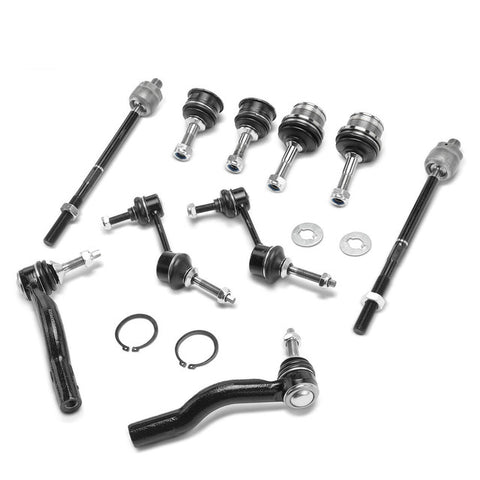 10x Stabilizer Bar Link&Tie Rod End&Ball Joint for Ford Lincoln Town Car Mercury