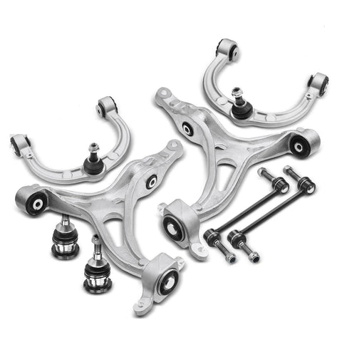 8x Front Lower & Upper Control Arm w/ Ball Joint for Mercedes-Benz GL320 ML450