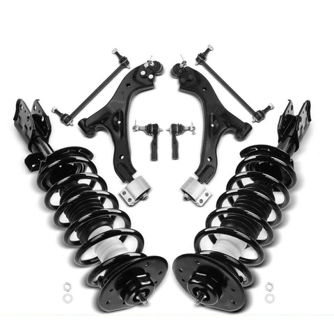 8pcs Front Strut & Coil Spring Control Arm Ball Joint for Chevy Equinox Torrent