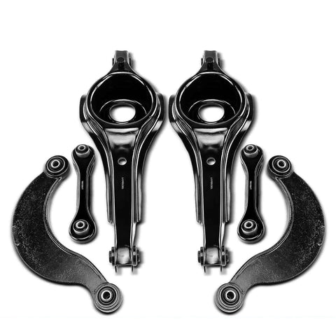 6Pcs Rear Lower & Upper Control Arm for Ford Focus 2000-2011 Volvo C30 S40 V50