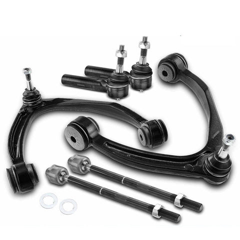 6x Front Upper Control Arm & Inner Outer  Tie Rod End for Cadillac Chevrolet GMC
