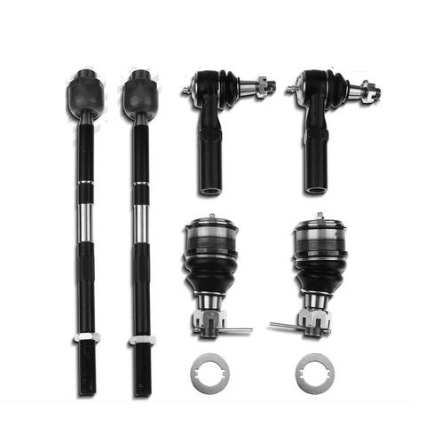 6x Inner&Outer Tie Rod End & Front Lower Ball Joint for Dodge Ram 1500 2500 RWD