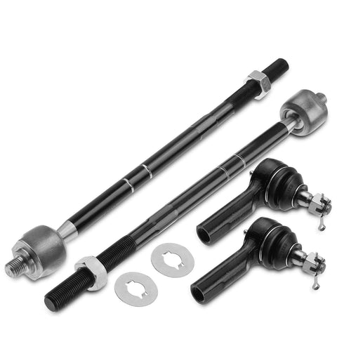4pcs Inner & Outer Tie Rod End for Ford Escape 2001-2007 Mazda Tribute Mercury
