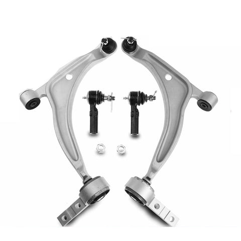 4x Front Control Arm & Ball Joint Assembly Tie Rod End for Nissan Altima Maxima
