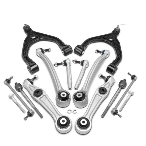 12x Front Lower & Upper Control Arm w/Ball Joint & Stabilizer Bar Link for Tesla