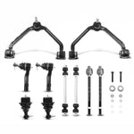 10x Control Arm w/ Ball Joint & Stabilizer Bar Link & Tie Rod End for Ford Mazda