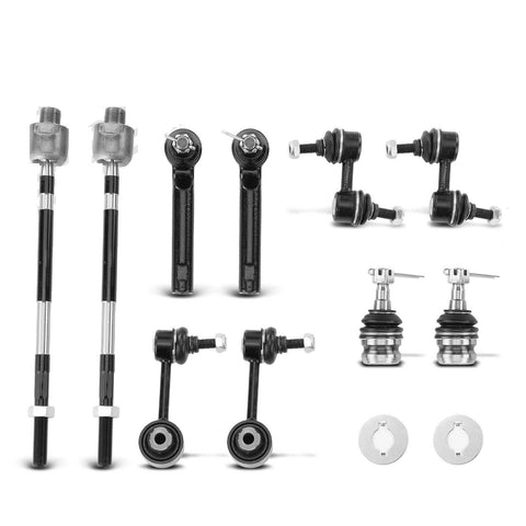 10x Front & Rear Stabilizer Bar Link w/Ball Joint Tie Rod End for Subaru Impreza