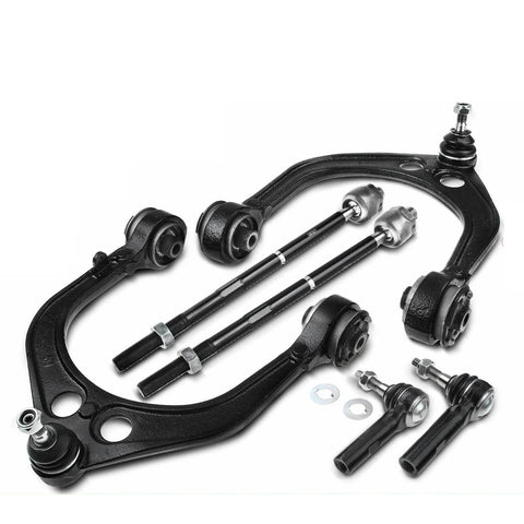 6x New Front Upper Control Arm w/ Ball Joint Tie Rod End for Chrysler 300 Dodge