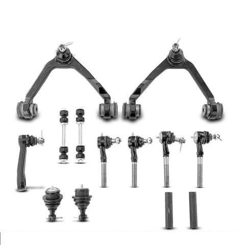 13x Front Upper Control Arm Ball Joint Sway Bar TieRod for Ford F150 Lincoln 4WD
