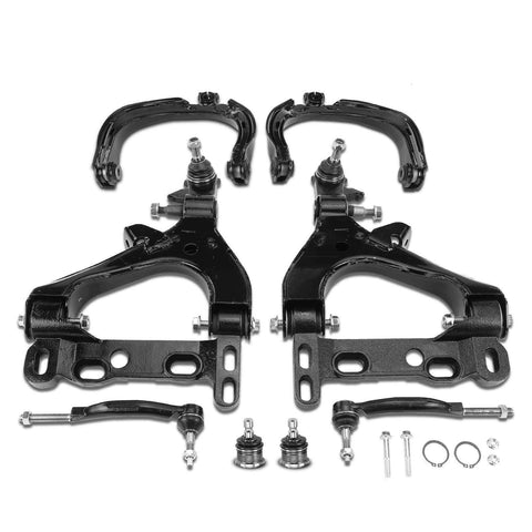 8x Front Side Control Arm w/ Ball Joint & Tie Rod for Chevy Trailblazer GMC Olds