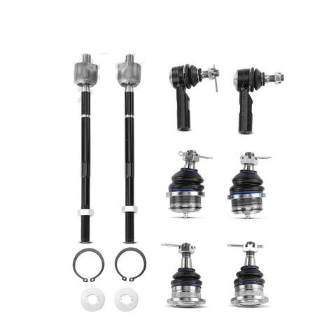 8Pcs Front Tie Rod End & Ball Joint for Toyota Tacoma 2005 2006 2007 2008-2015