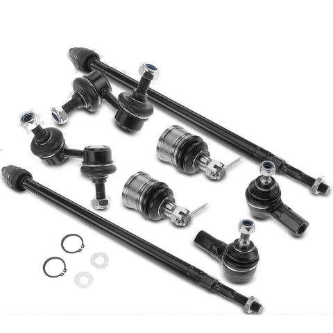 8x Stabilizer Bar Link & Tie Rod End Ball Joint for Honda CR-V 2002-2006 L4 2.4L
