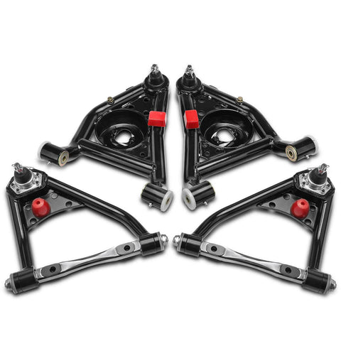 4x Front Upper and Lower Control Arm Kit for Chevy Camaro Pontiac Firebird Buick