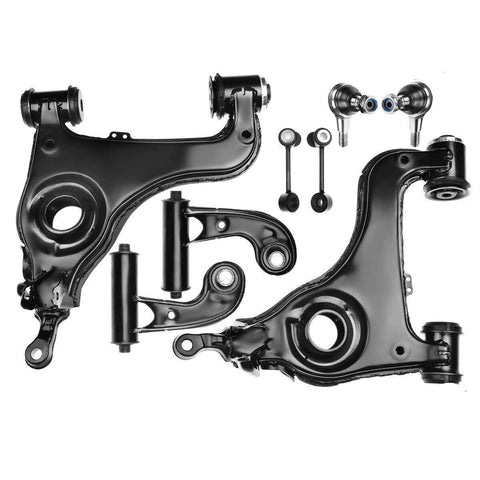 8pc Upper Lower Control Arm Ball Joint Sway Bar for Mercedes-Benz W220 E300 E320